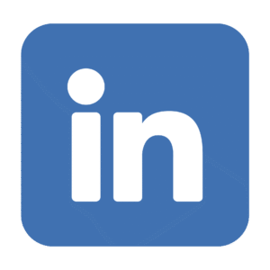 Linkedin logo on transparent Background PNG